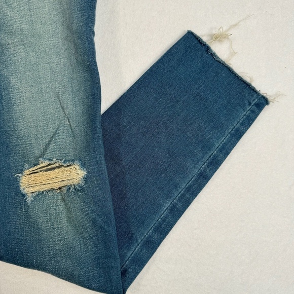 Abercrombie Fitch Signature Collection Skinny Jean Womens Sz 25 Mid Rise M Wash - Picture 15 of 16